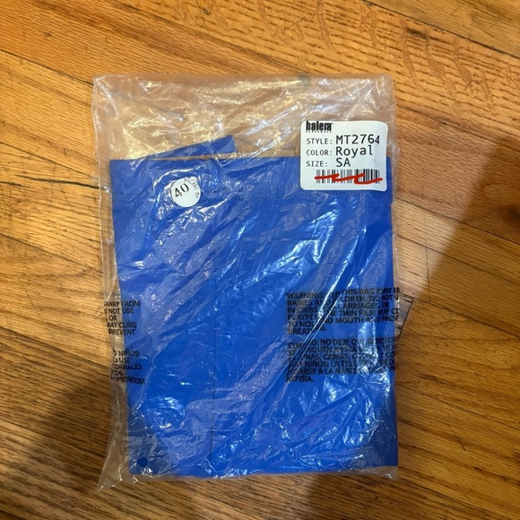 Balera FlexTek Low-Rise Banded Shorts ROYAL BLUE - Picture 3 of 3